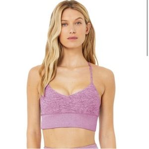Alo Yoga Pink Alosoft Lavish Soorts Bra